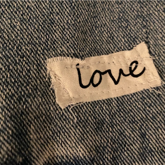 Original modded Scripture Jesus PACSUN Mom light Denim distressed Jeans 27w 23L - Picture 3 of 15